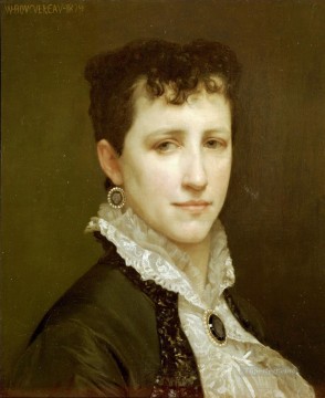  Elizabeth Obras - Retrato de Mademoiselle Elizabeth Gardner Realismo William Adolphe Bouguereau